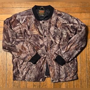 VTG 90s Stearns Camo Lined Bomber Jacket XL